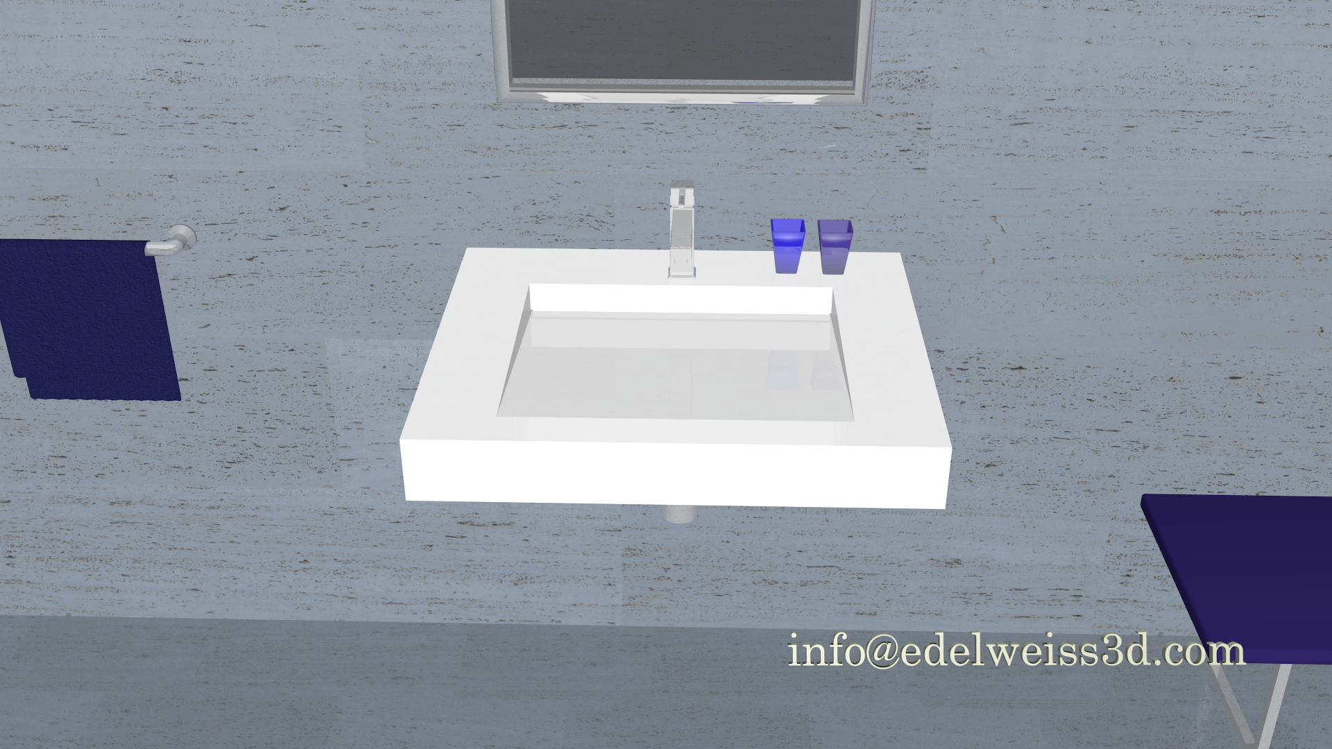 lavabo en 3d