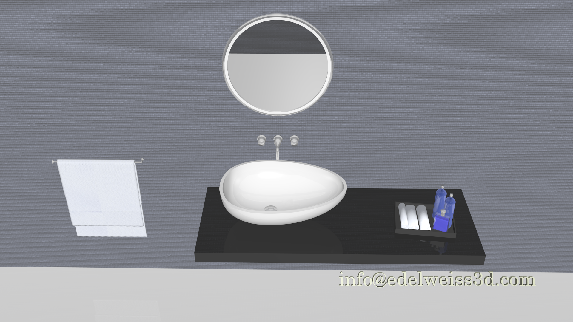 lavabo en 3d